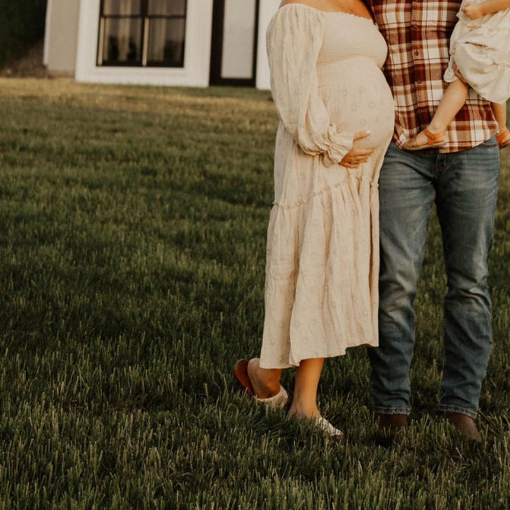 Elegant Off-Shoulder Cream Dress